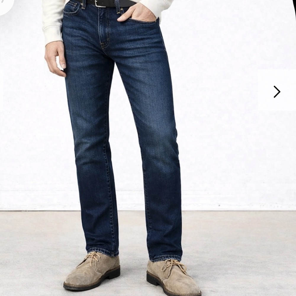 Fidelity Denim Men's Deep Blue Straight Jimmy Jeans